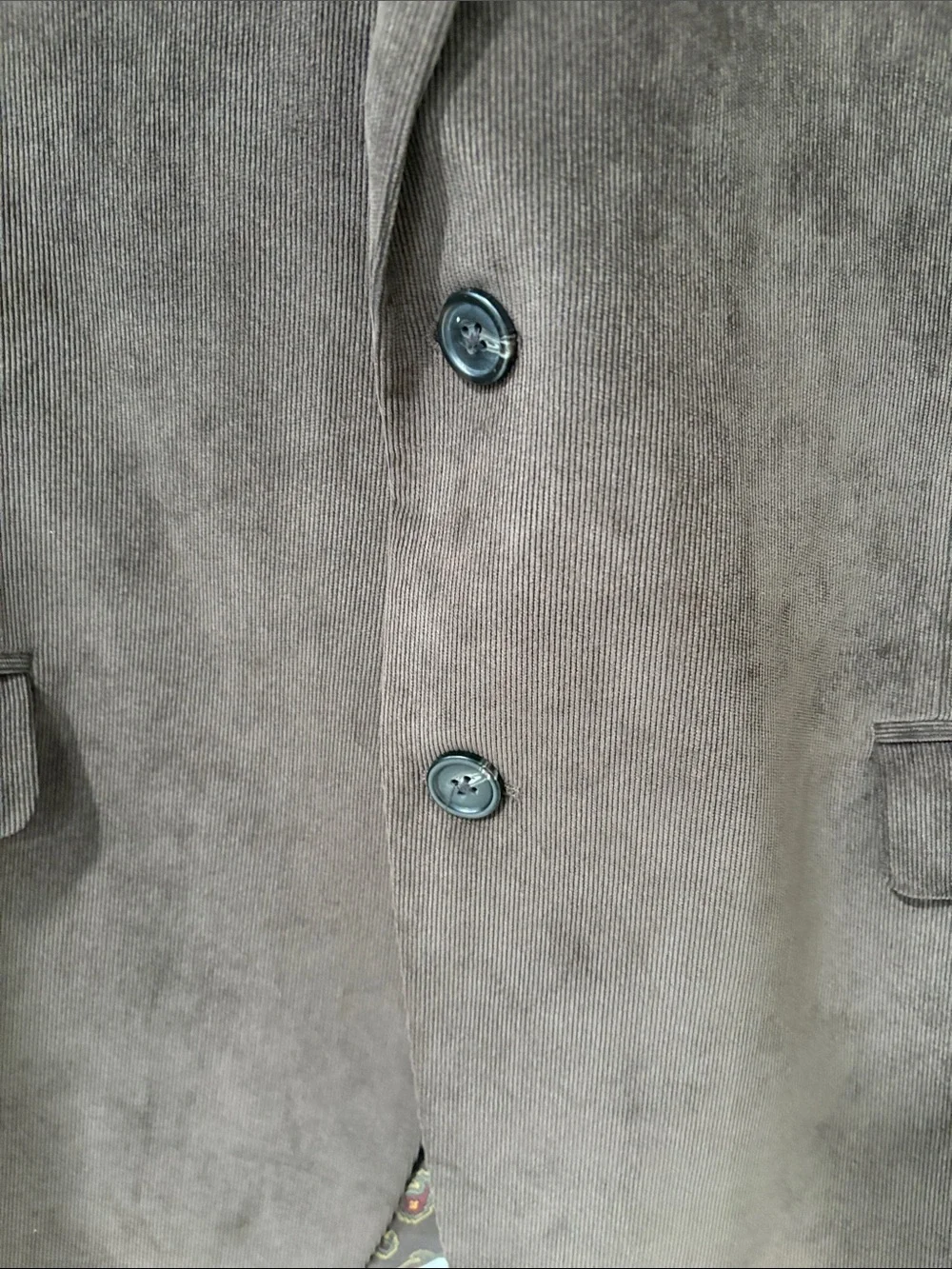 Chaps Ralph Lauren Men's Mini Corduroy Blazer Sport Coat